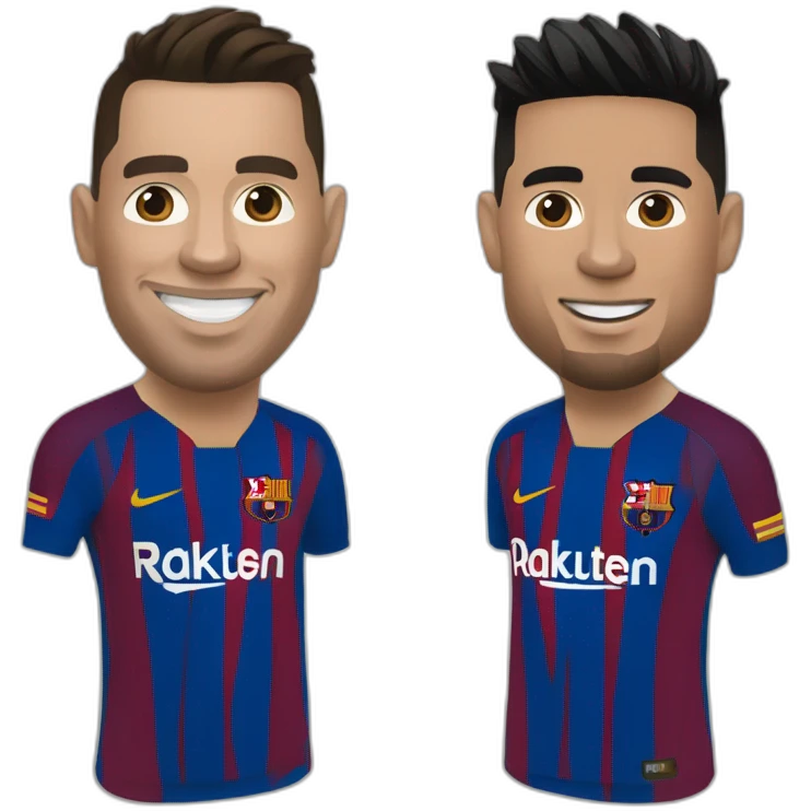 Ronaldo et messi emoji