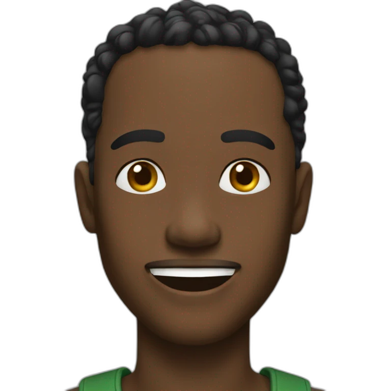 black manhappy emoji