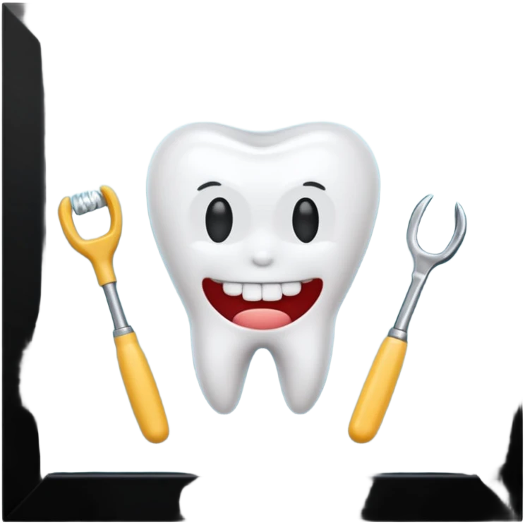 Aislamiento absoluto dental emoji