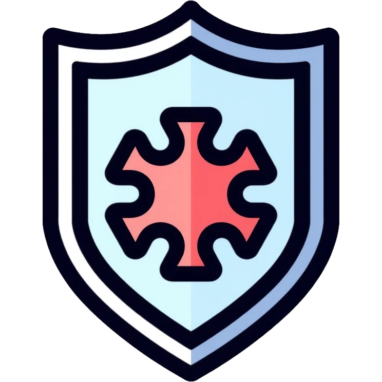 Shield representing immune system protection emoji