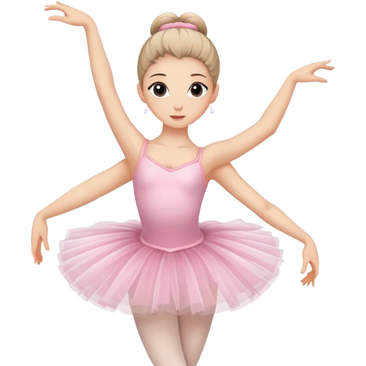 ballerina dancer in ballet pose emoji