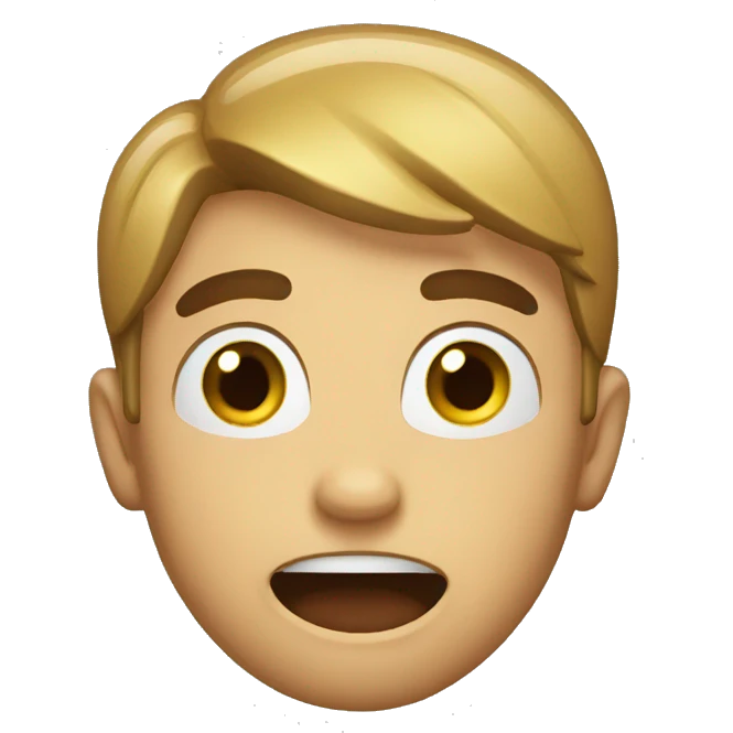 amazed, feeling astonished emoji