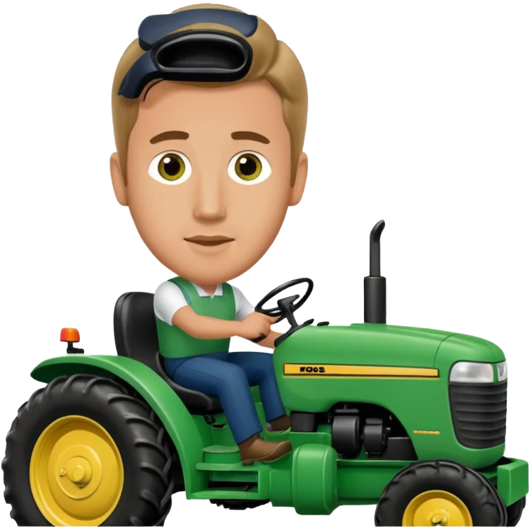 Harry kane driving tractor emoji