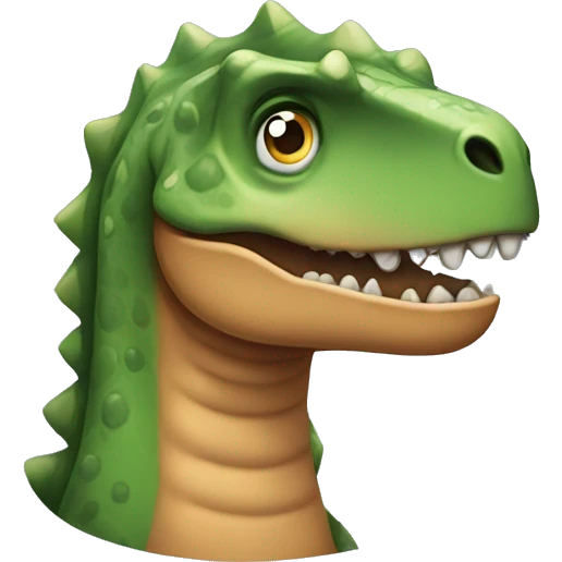 Dinosaur med nisselue emoji