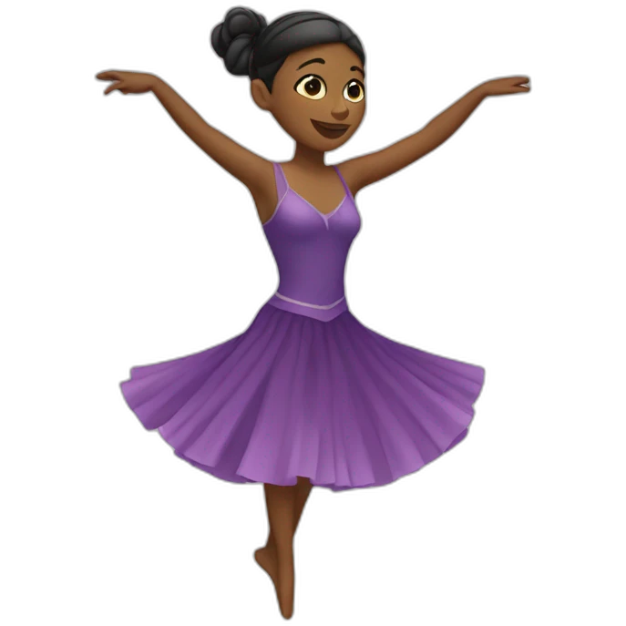 Une danseuse emoji