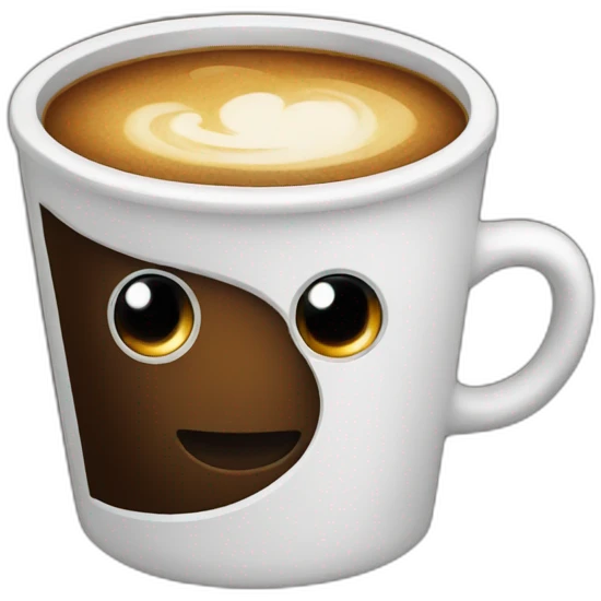Black coffee emoji