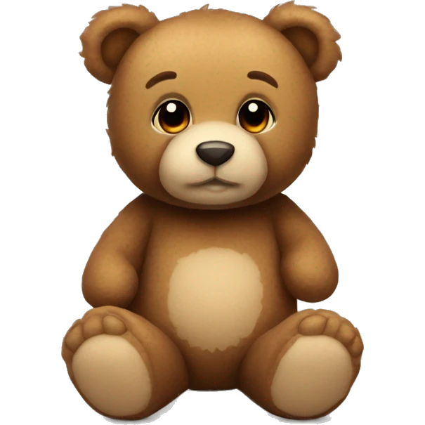 cute teddy bear emoji