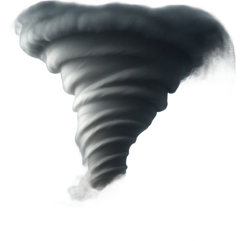 realistic tornado emoji