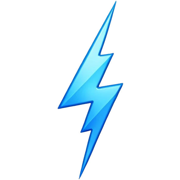 lightning bolt emoji