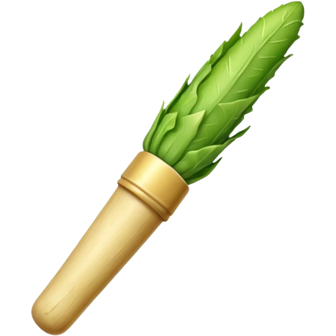 Drum stick vegetable emoji