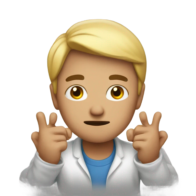 Rubbing hands together maniacally  emoji
