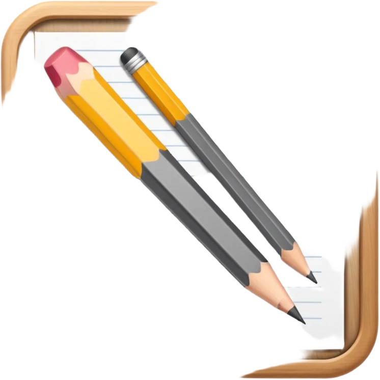 paper and pencil emoji