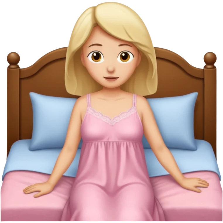 Mom getting up from bed  emoji