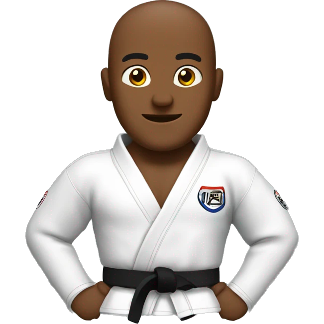 man jiu jitsu brown belt emoji