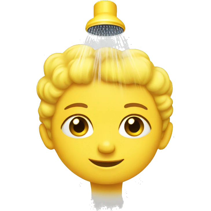 Shower yellow  emoji