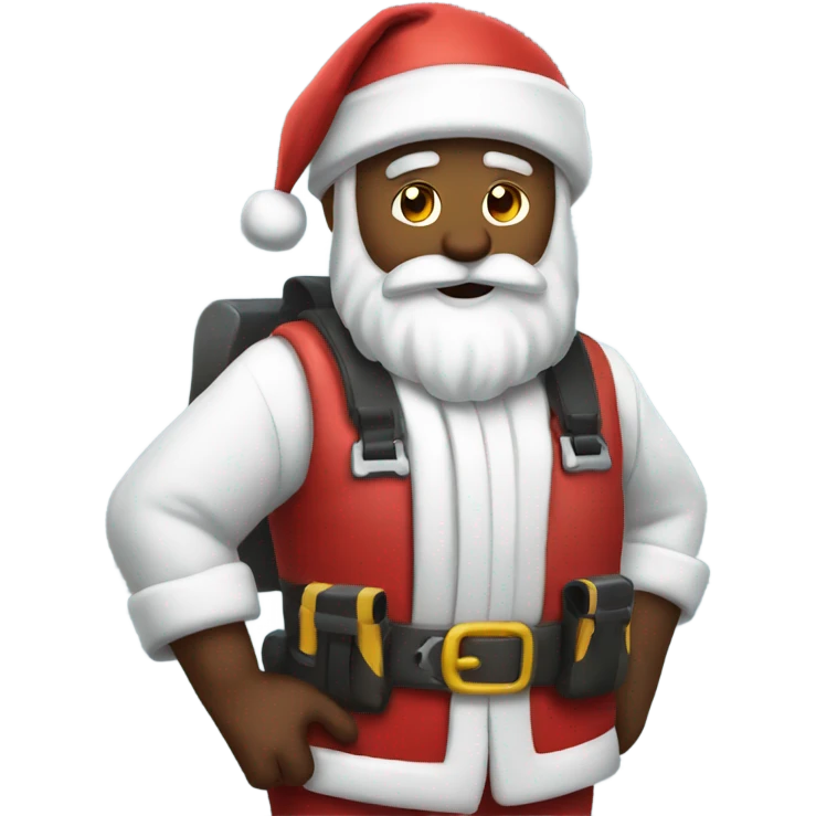Santa with toolbelt emoji