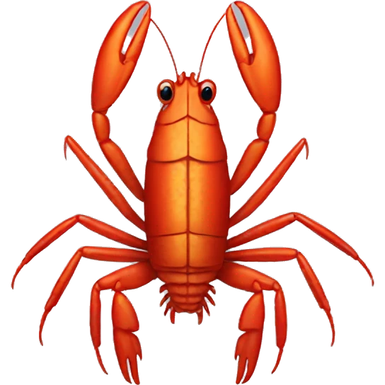 one crayfish emoji
