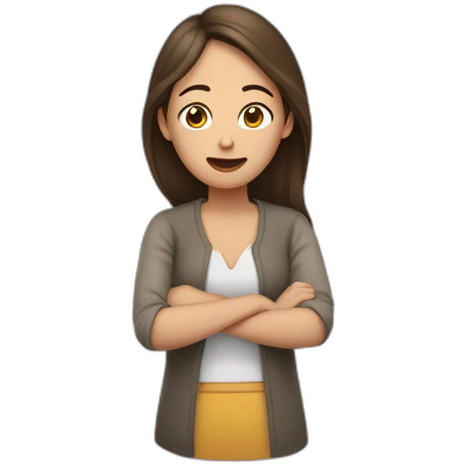 mujer triste con mujer feliz emoji