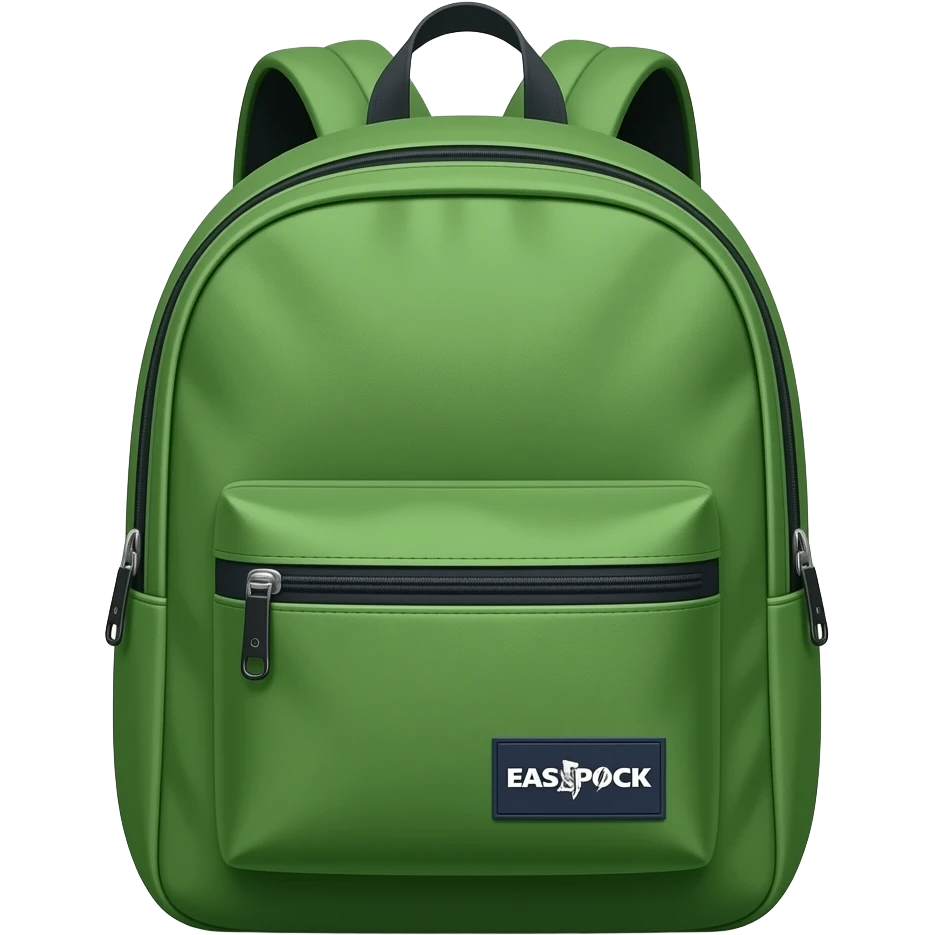 a green EASTPACK backpack emoji