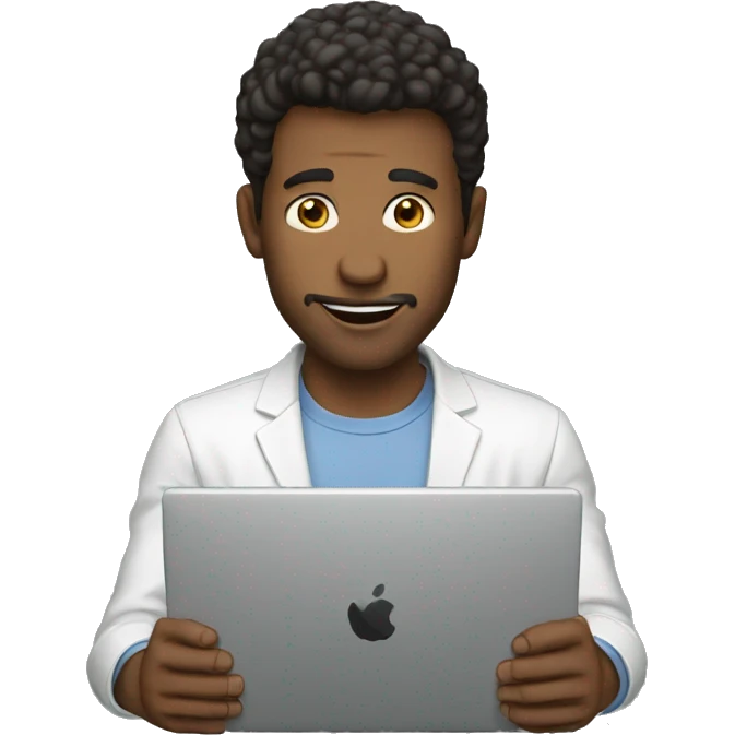 men with loptop emoji