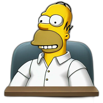 homer simpson geek emoji