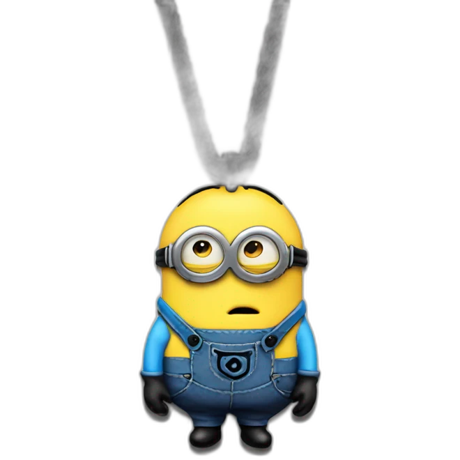 sad minion rope necklace emoji