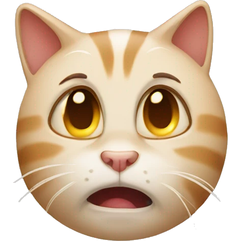Cat cry emoji
