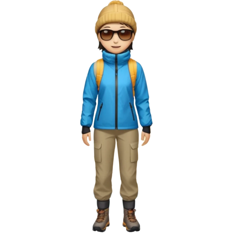 남미 여행에 가는 한국인의 전신을 그려줘! 바로 하이킹 갈 수 있을 정도로 잘 입은!

상체

🧥 방풍·방수 재킷 (고지대·우유니 필수)

👕 얇은 레이어드 2~3벌 (일교차 대비)

하체

👖 편한 바지(청바지 X, 스트레치 추천)

신발

👟 접지력 좋은 운동화 (마추픽추 필수)

🥾 우유니: 방수 신발 or 장화

악세사리

🧣 넥워머·모자 (아침/저녁 체감 -5~10도)

🕶️ 선글라스 (우유니·사막지역 눈부심 강함)

활짞!!!!!!!!!!!!!!! 웃고있게해줭
너무 두꺼웡 옷이 emoji