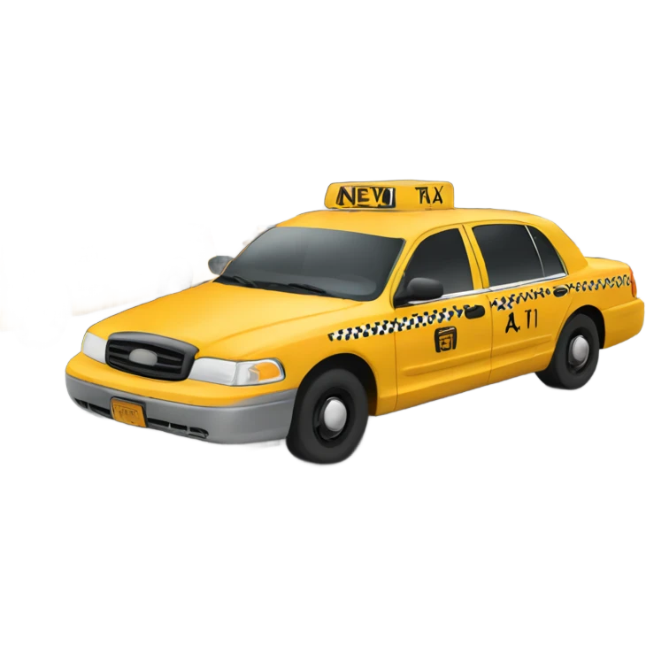 New York City Taxi emoji