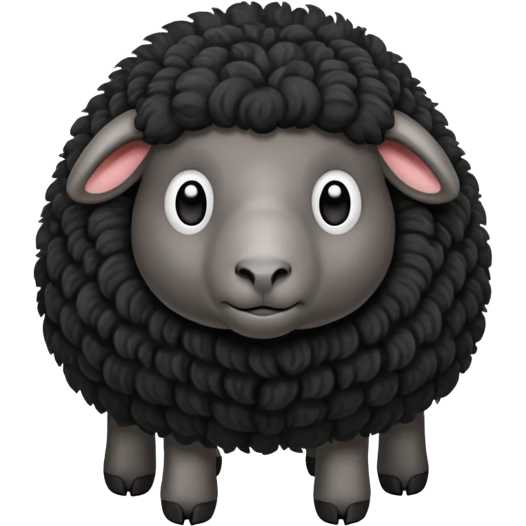 Black sheep emoji