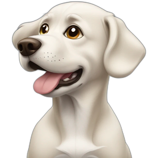 dog thinking emoji