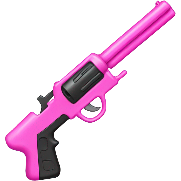 Pink gun emoji
