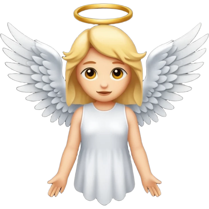 Créé un emojis d'un ange  avec des ailes de demon noir emoji