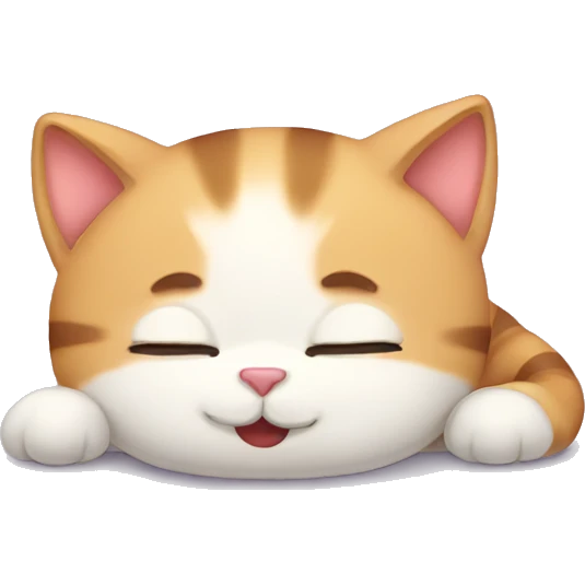 cute sleepy cat emoji