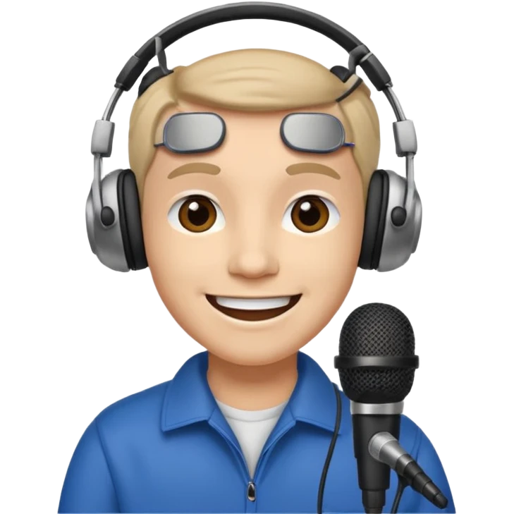 radio show host emoji