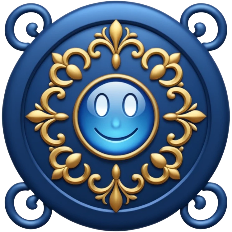 Make exactly as the cross is. Make the blue a little darker. ☩ The emoji is for X emoji