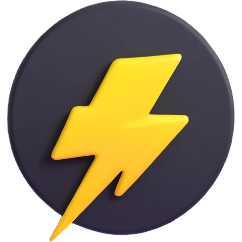 instant upgrade button with lightning bolt emoji