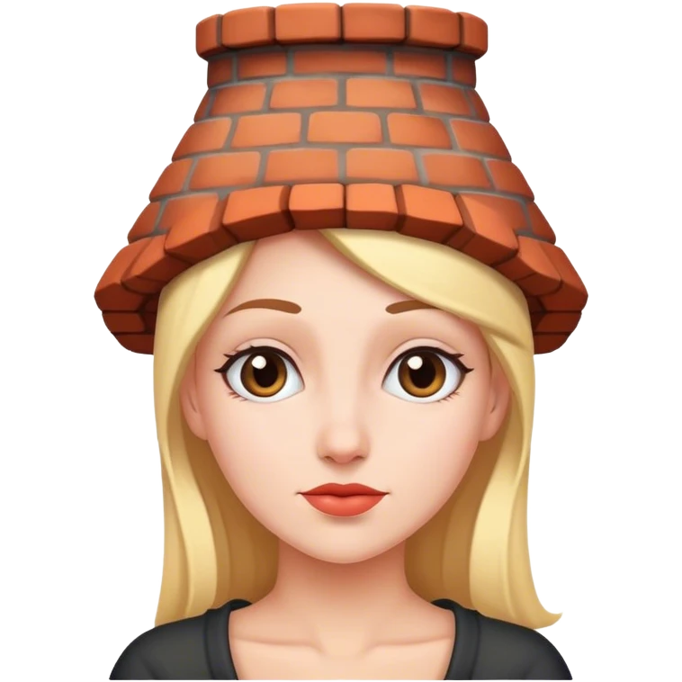 Woman with chimney on her head  emoji