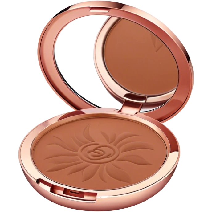 Rose gold bronzer  emoji