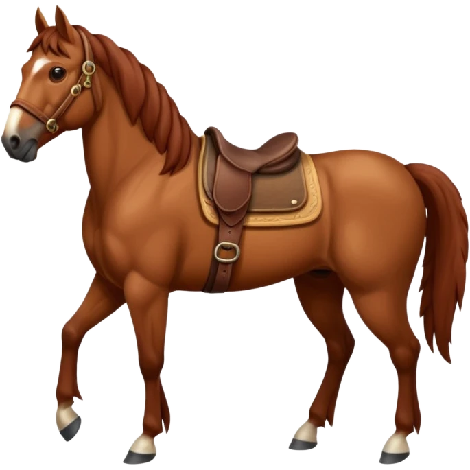 Western Cast horse emoji