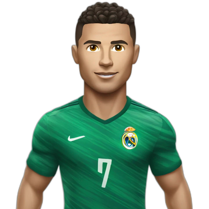 Ronaldo qui prend la coupe du monde emoji