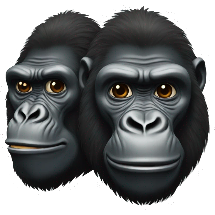 gorilla couple emoji