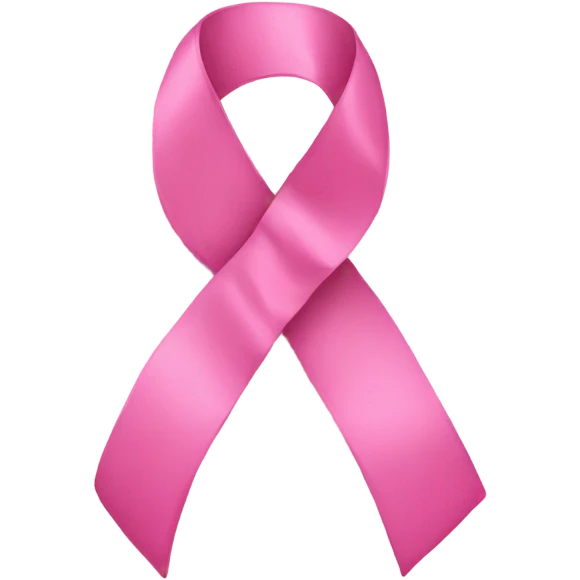 A pink ribbon emoji