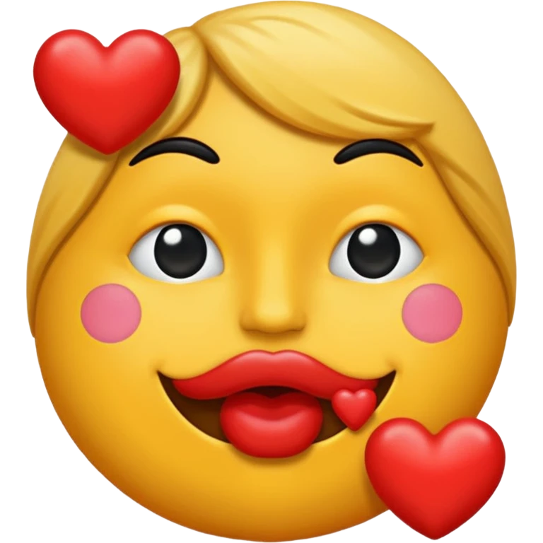 Lazando beso emoji