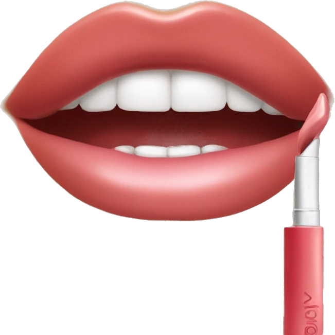 lip gloss emoji