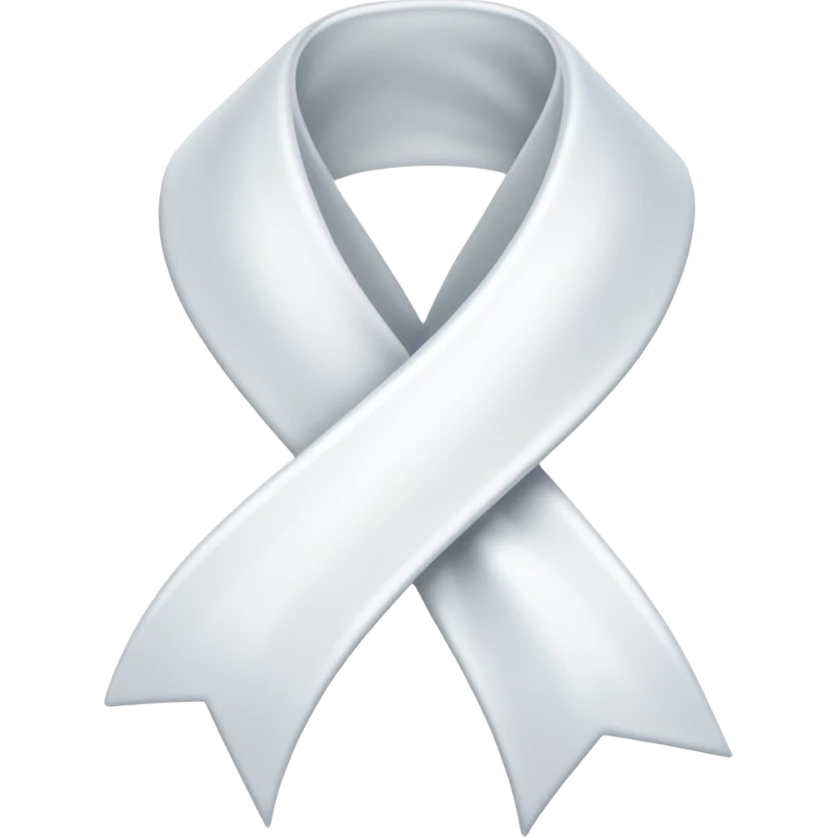 Beyaz kurdele  emoji