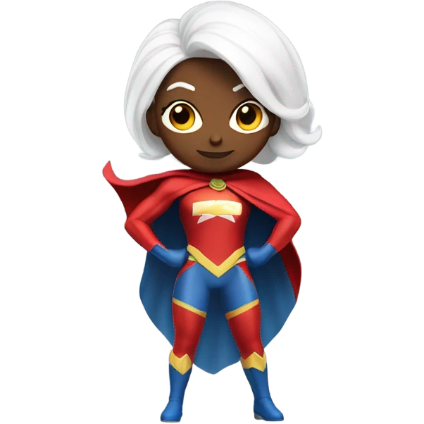white skin superwoman emoji