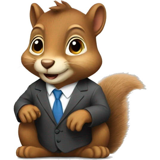 corporate squirrel emoji