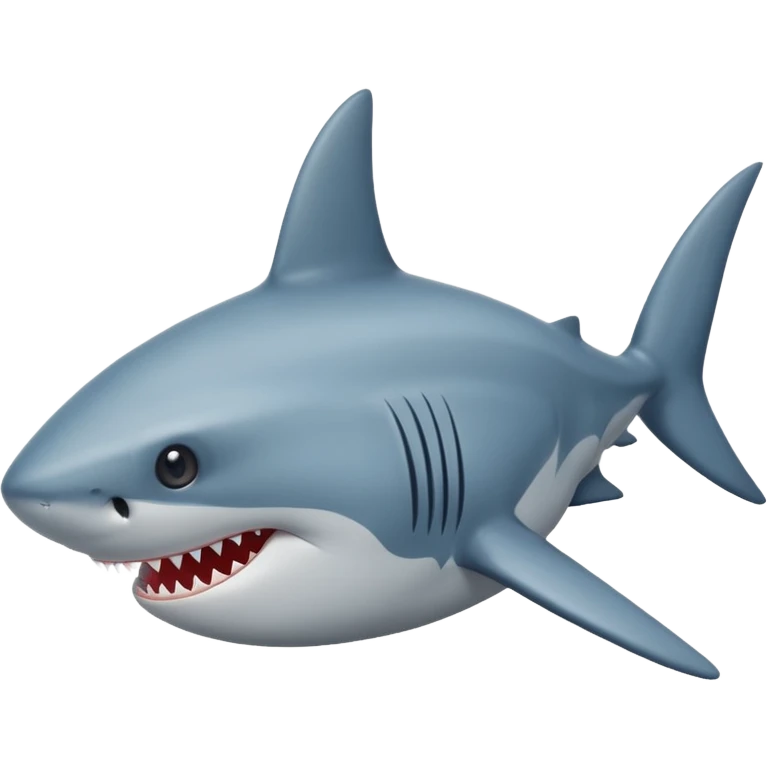Tête Requin avec une étoile dans 1 oeil emoji
