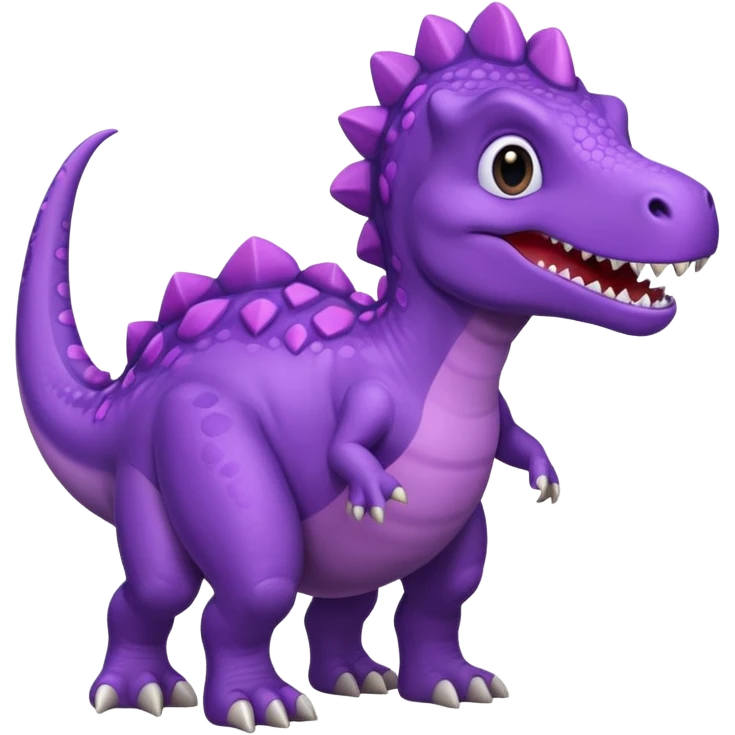 purple dino emoji